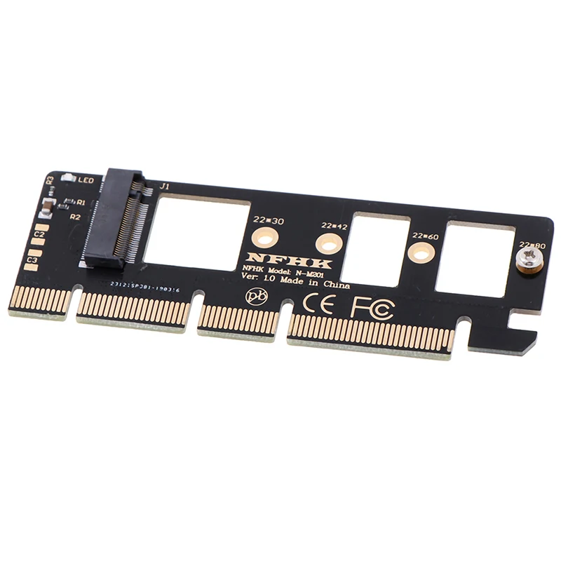 

NGFF M ключ M.2 NVME AHCI SSD PCI-E PCI Express 3,0 16x x4 адаптер Riser Card конвертер для XP941 SM951 PM951 A110 SSD