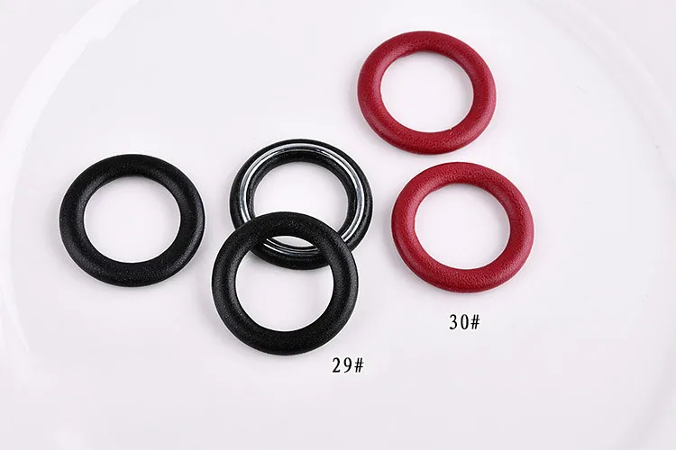 Корейская версия простых персонализированных кожаных геометрических колец