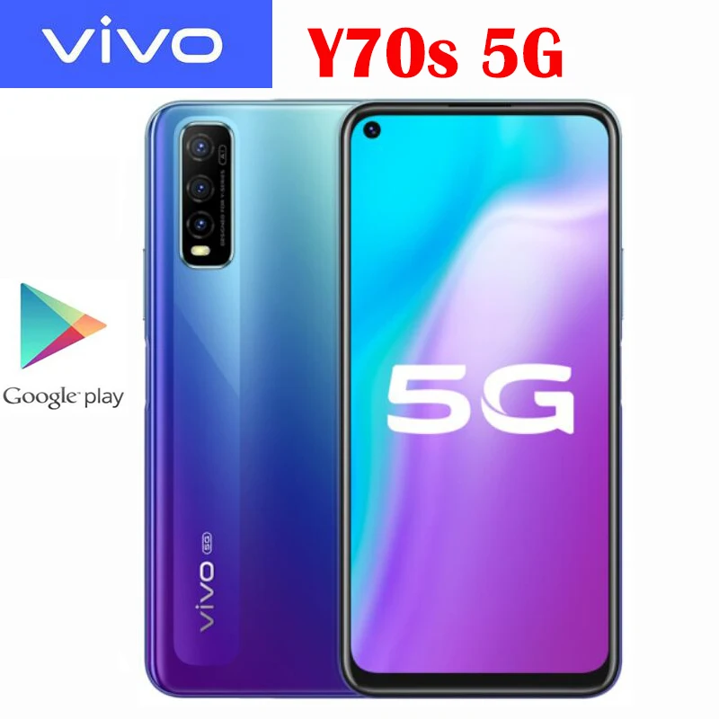 VIVO Y70s 5G мобильный телефон Exynos 880 6 53 ЖК-дисплей задняя камера 48 МП 18 Вт 5000 мА · ч ОС