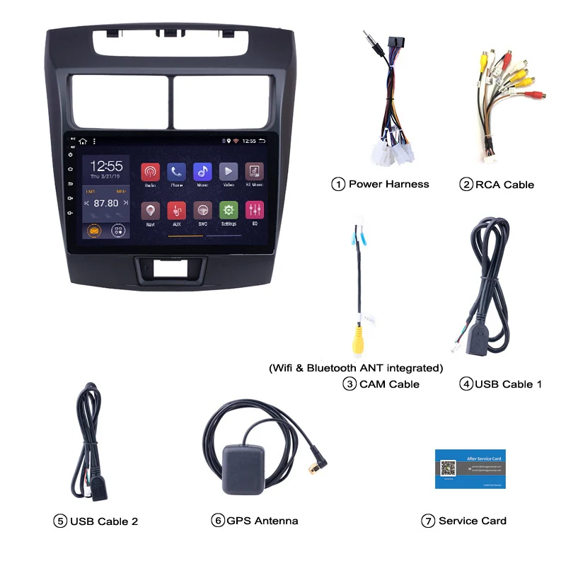2G ram 32G rom 9 дюймов Android 8 1 автомобильный dvd мультимедийный плеер для 2010-2016 Toyota Avanza gps