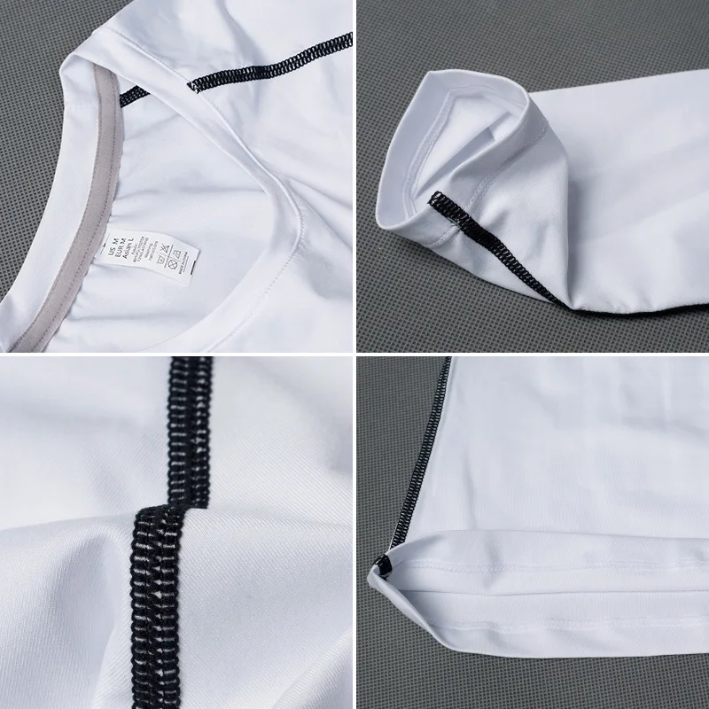 Fitness Suit Men's Long-sleeved Tight-fitting Quick-drying T-shirt Sweating Basketball Running Sports Shirt Muscle Brothers