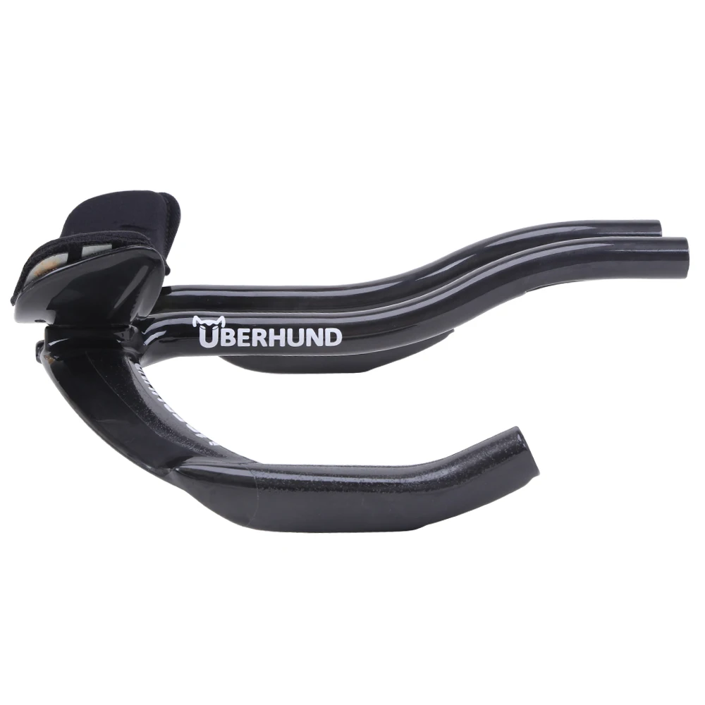 Цена EC90 глянцевый руль из углеродного волокна для дорожного велосипеда 400x31,8 мм, углеродный удлиненный отдых, руль TT для пробного времени, велоси...