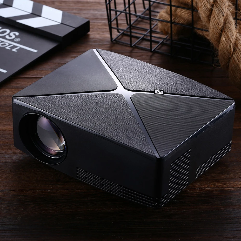 Светодиодный проектор C80 2200 люмен 1280x720P для 3D домашнего кинотеатра опционально