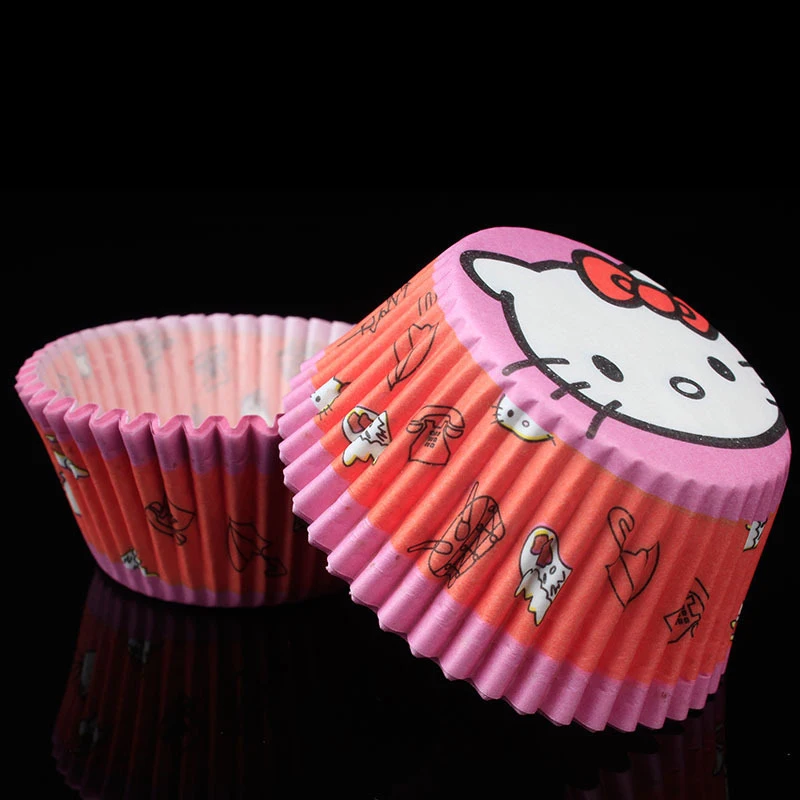 100 шт./компл. торт Топпер форма для выпечки тортов DIY Бумага чашка на день рождения