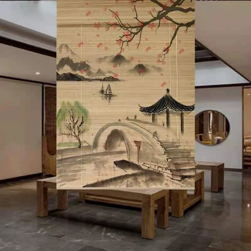 Бамбуковые жалюзи в китайском стиле |