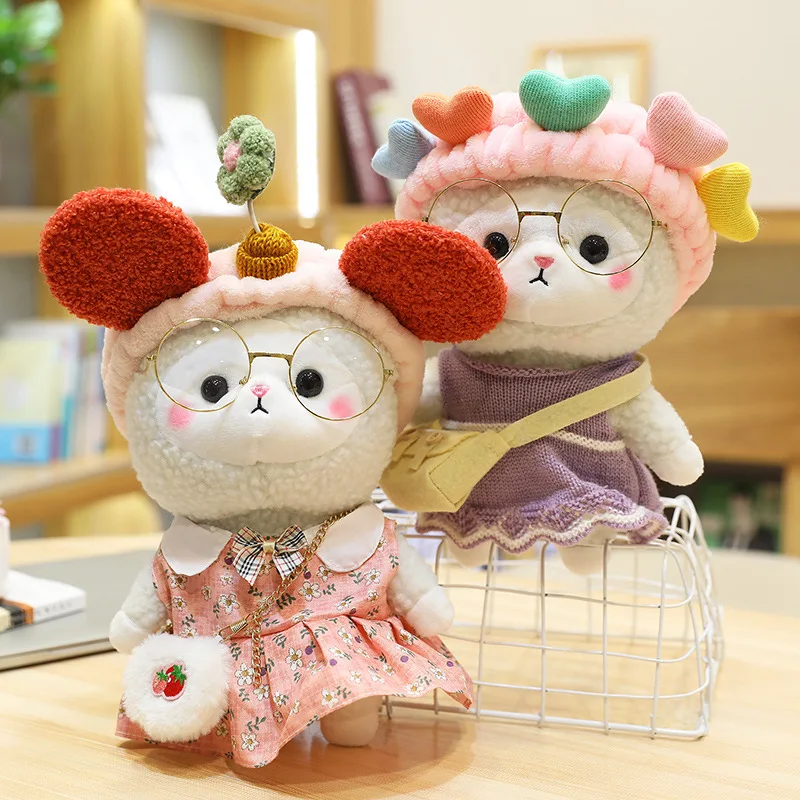 Милый одет Альпака Плюшевые Alpacasso мягкие ламы куклы альпаки плюшевая зверушка