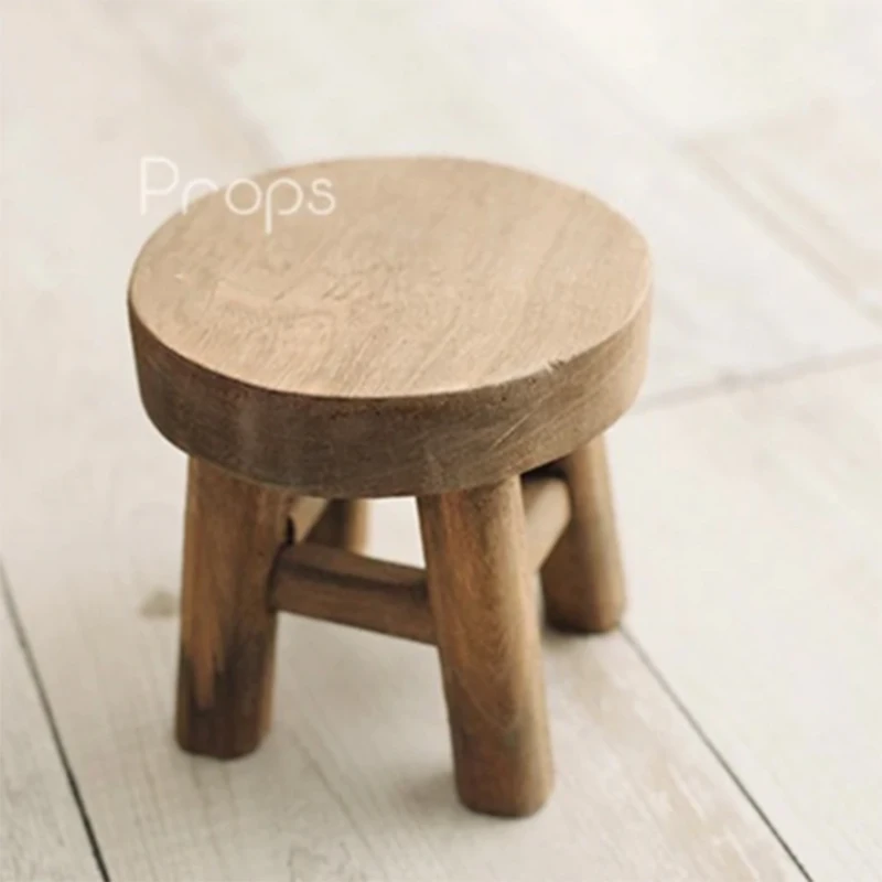 

Восстанавливающий древний путь, маленький деревянный стул, реквизит для фотосъемки детей, маленькая мебель для фотосъемки, аксессуар