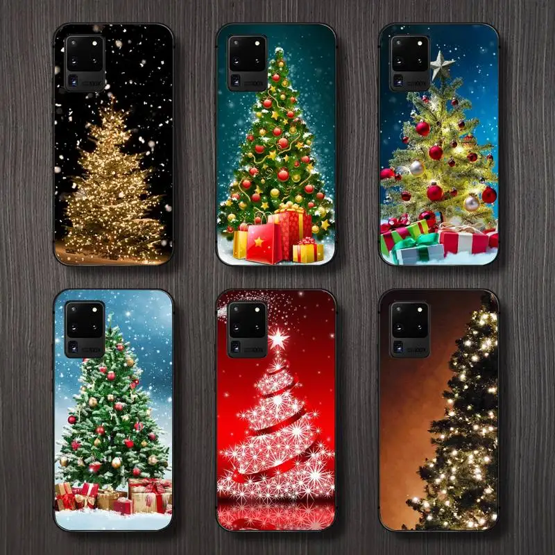 

Merry Christmas New Year Tree Phone Case For Samsung galaxy A S note 10 7 8 9 20 30 31 40 50 51 70 71 21 s ultra plus