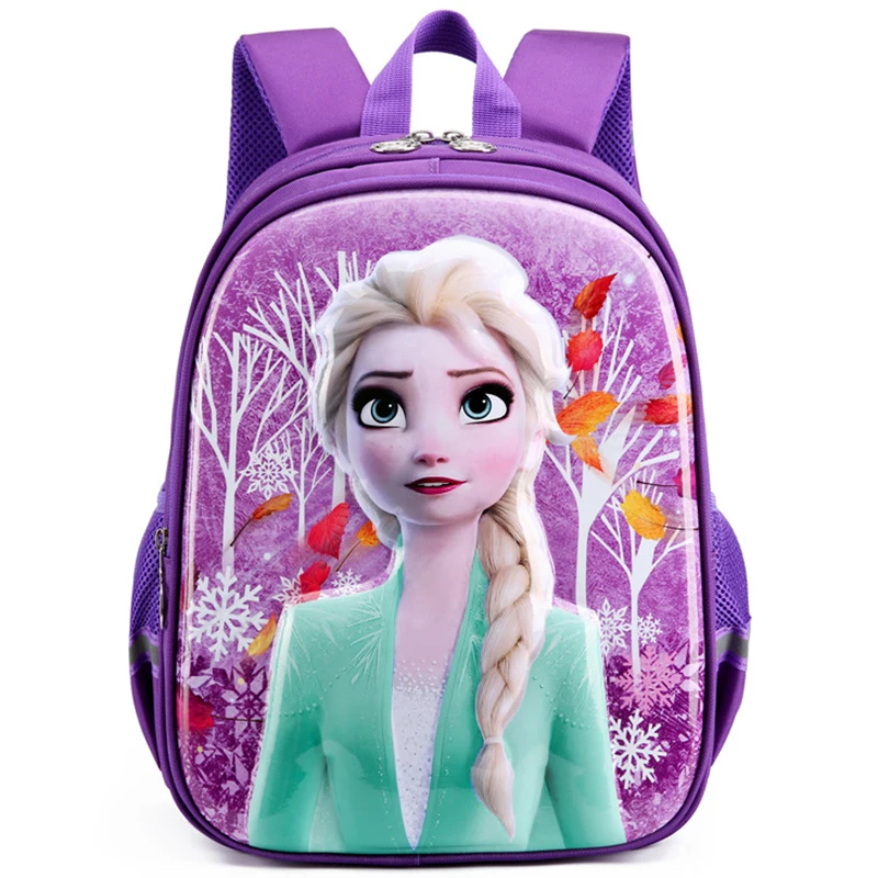 

Disney Cartoon Frozen Elsa Printing Backpack Bags For Girls Large Capacity Waterproof Handbags Students Cute Fashion Schoolbags