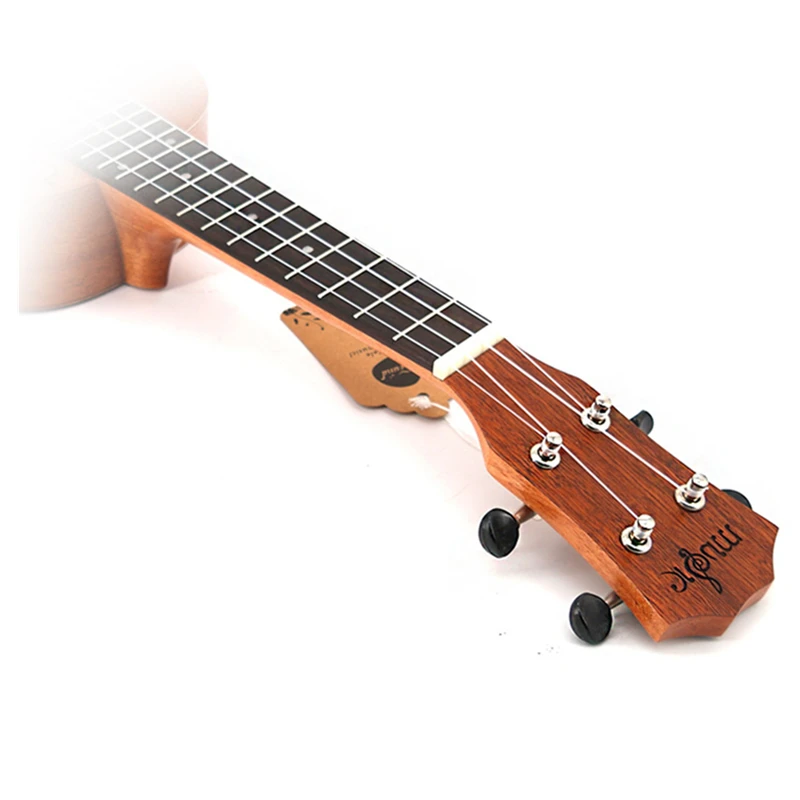 Укулеле 21 дюйм 4 струны Сапеле акустическая маленькая гитара розетка из розового