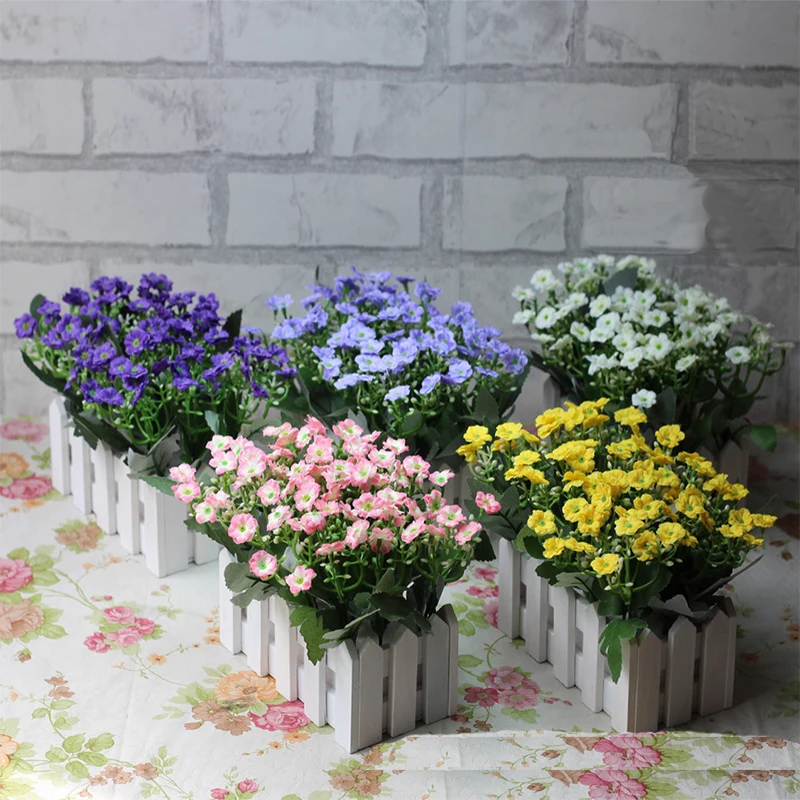 

Artifical Flowers-Accessories Bonsai Fake Plants Wdding-Decoration Bundle DIY