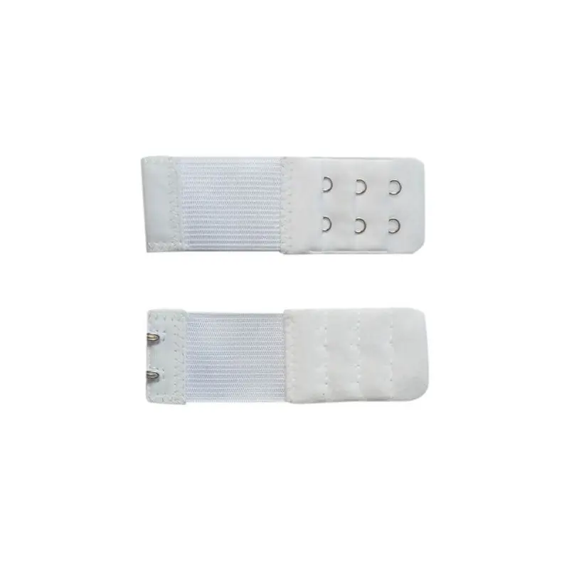 

Bra Strap Extender 3 Row 2 Hook Nylon Bra Extension Elastic Adjustable Clasp Bar Strap Women's Bra Accessories