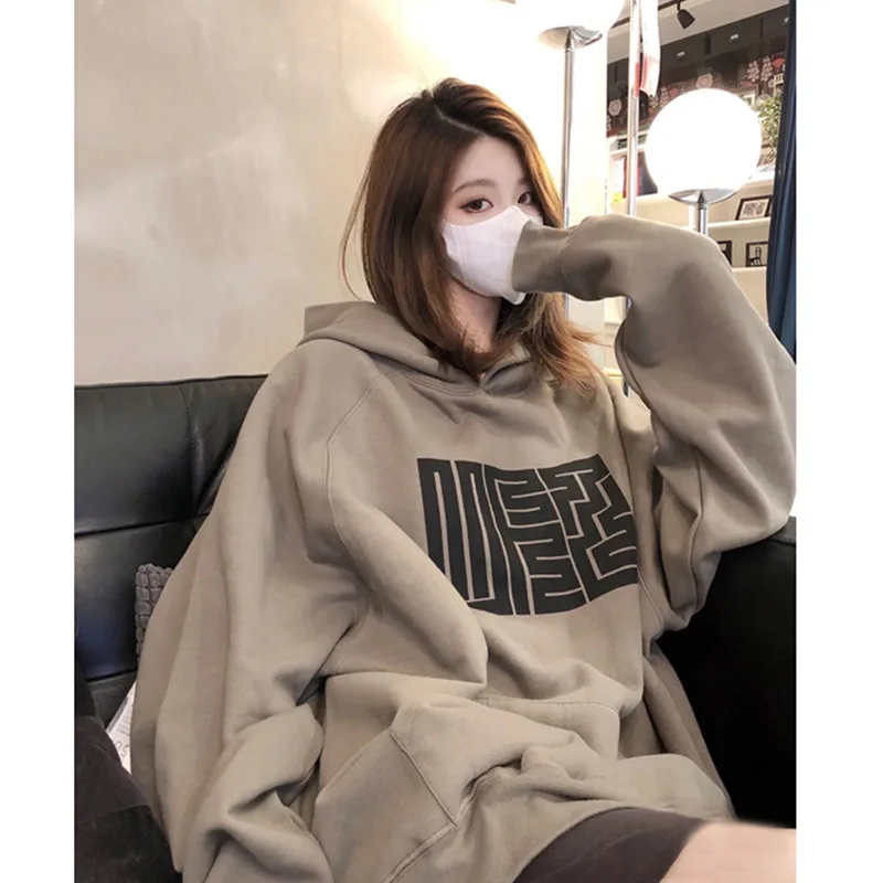 Осенние тонкие толстовки большого размера женские новые 2021 трендовая куртка для