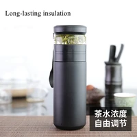 simple 304 stainless steel thermos portable vacuum flask insulated tumbler with rope thermo bottle 500ml