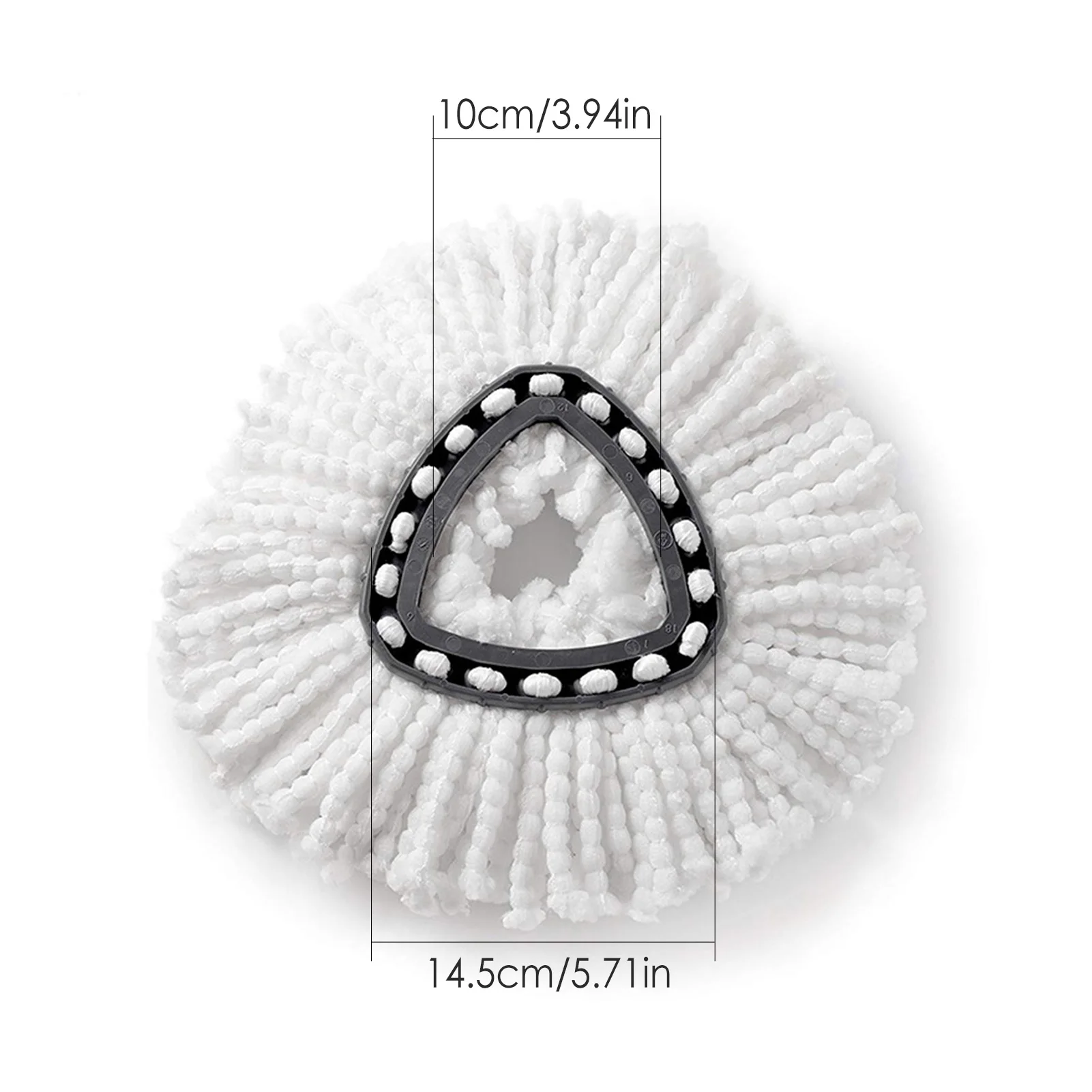 

Universal Spin Mop Replacement Head Microfiber Cleaning Mop Head Refills 360-degree Rotatable Mop Head