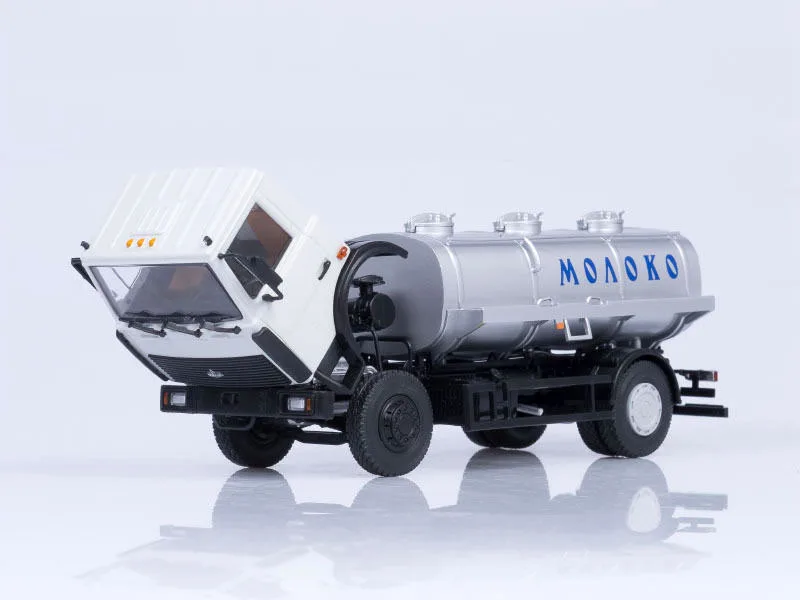 Новый вас Урал AUTOHISTORY 1:43 весы грузовика МАЗ 5337 ACIP 7 до лет молочный аист грузовик