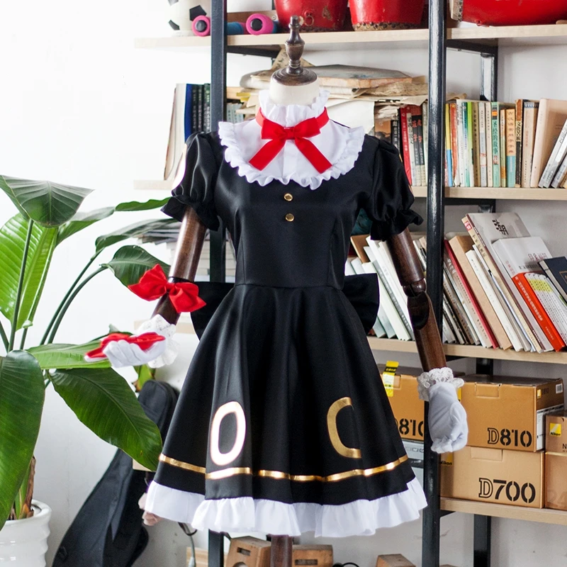 Костюм для косплея Нико Ядзава из аниме Love Live черное милое платье костюмы