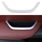 Хромированная внутренняя дверная ручка автомобиля чаша декоративная крышка отделка наклейки авто аксессуары автостайлинг для BMW X3 X4 2011-2016