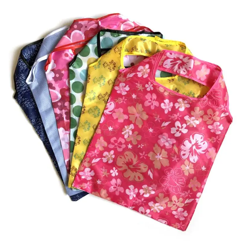 Многоразовая квадратная сумка для покупок складная на плечо хранения фруктов