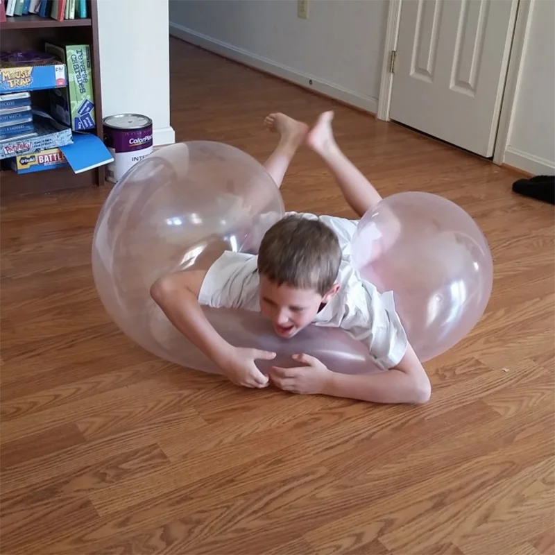 

Children's fidget toys Stall Big Inflatable Ball Injection Bubble Ball