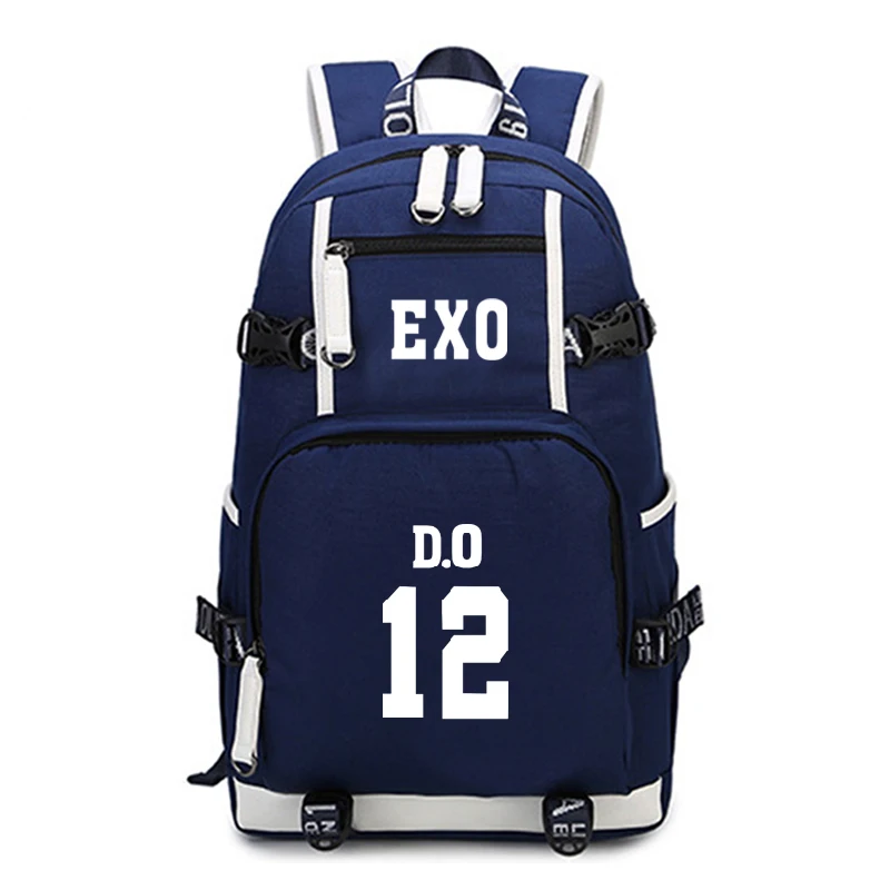 Kpop EXO рюкзак подростковый школьный модные школьные рюкзаки детские дорожные для