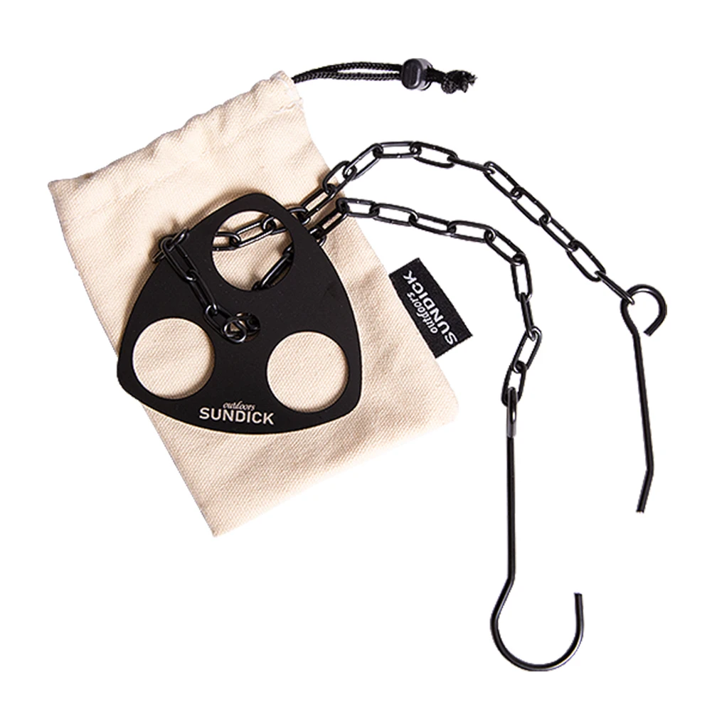 

Cookware Picnic Cooking Pot Grill Outdoor Barbecue Tripod Hanging Rack Adjustable Camping Grill Hanging Pot Set