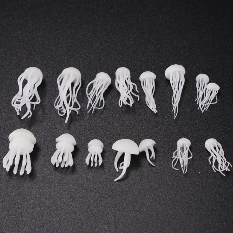16 шт./компл. эпоксидный наполнитель кристальная океанская смола 3D мини-Медуза для