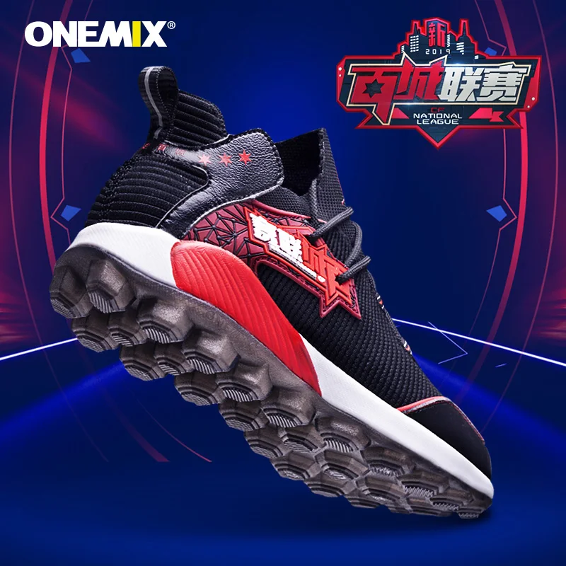 ONEMIX Non-slip Air Cushion Sport Shoes for Men Marathon Professional Running Shoes Outdoor Breathable Trianers Sneakers Women