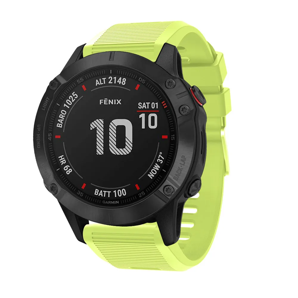 26 22 20 мм ремешок для часов Garmin Fenix 5 5X 5s 3 HR для Fenix 6X6 6S Pro Watch Quick Release силиконовый ремешок Easyfit