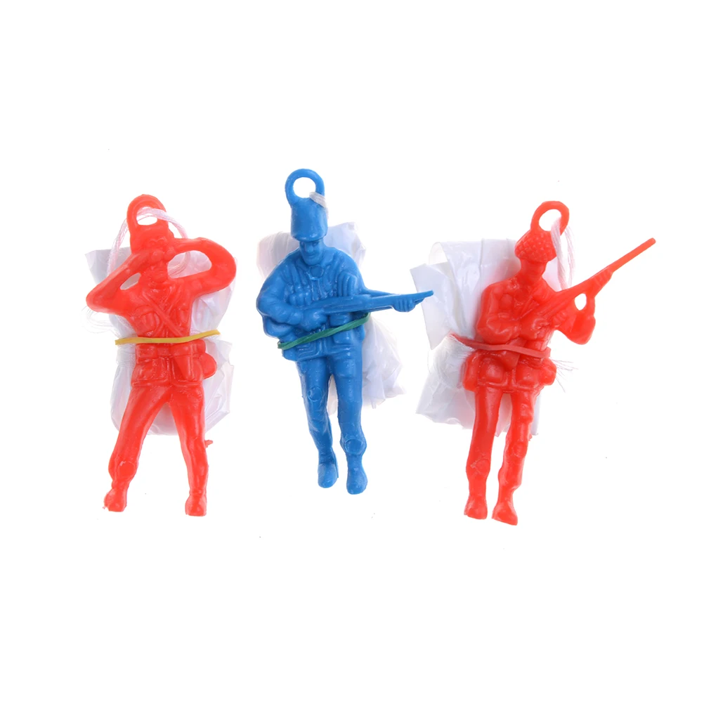 

3PCS Mini Kids Parachute Hand Throwing Parachute Toy Play Outdoor Games Children Educational Parachute With Figure Soldier