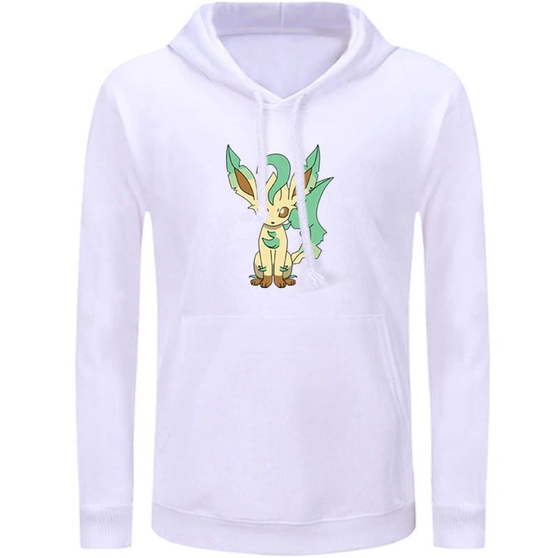 Толстовки с капюшоном рисунком Pokemon Glaceon Jolteon Leafeon Sylveon Детский свитер детский