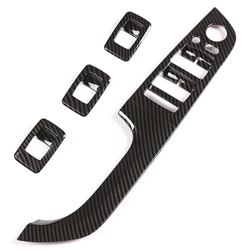 4 шт. автомобильная оконная подъемная кнопка панель рамка накладка декоративная