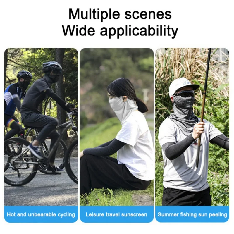 

Neck Gaiter With Filter UPF 50+ UV Sun Dust Protection Gaiter Face Mask Headband Scarf Hot Summer Cycling Hiking Fishing