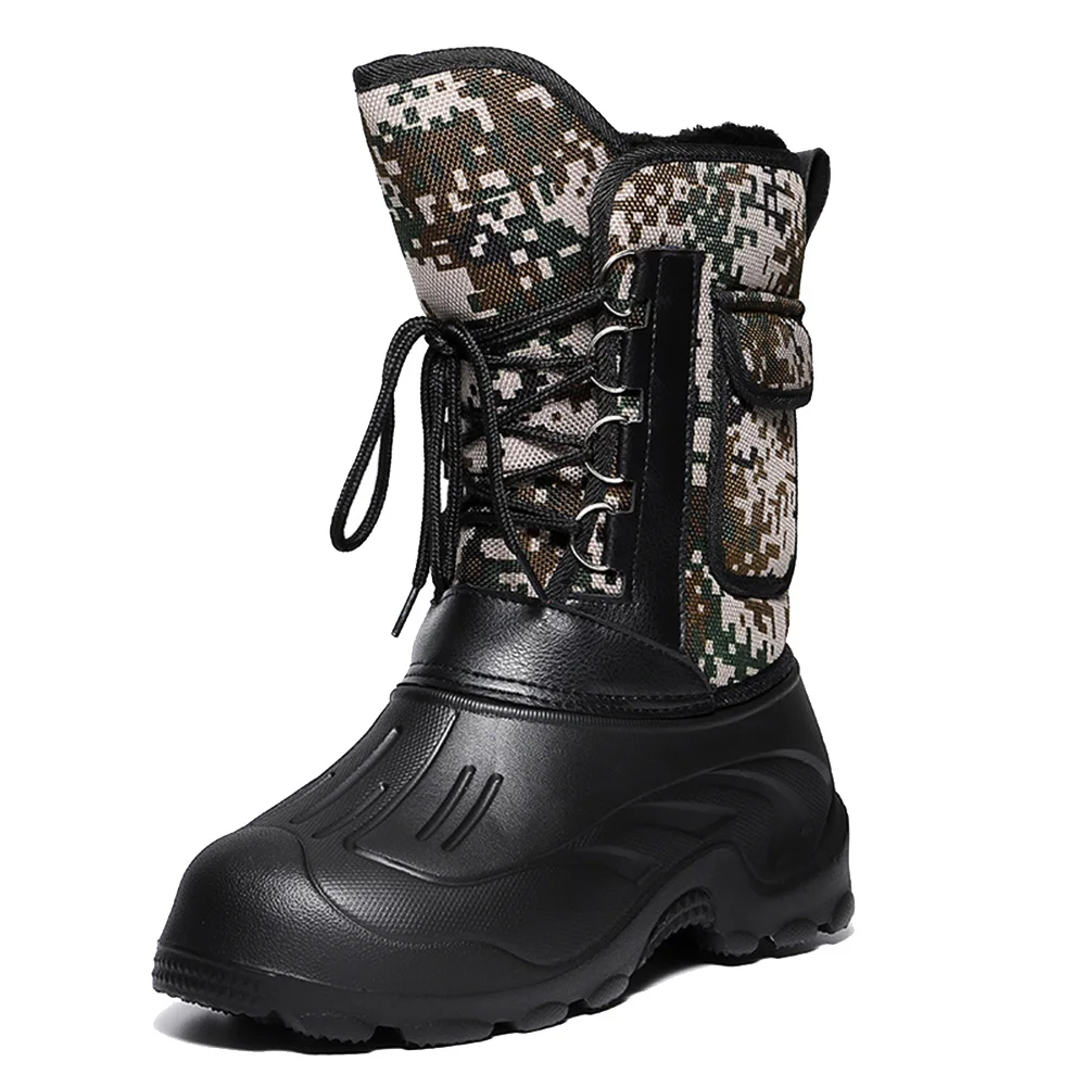 Мужские ботинки коллекция 2019 года высококачественные мужские зимние