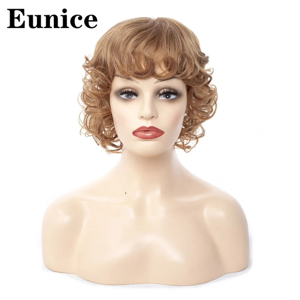 Чистый короткий волнистый боб парик синтетические волосы парики для женщин