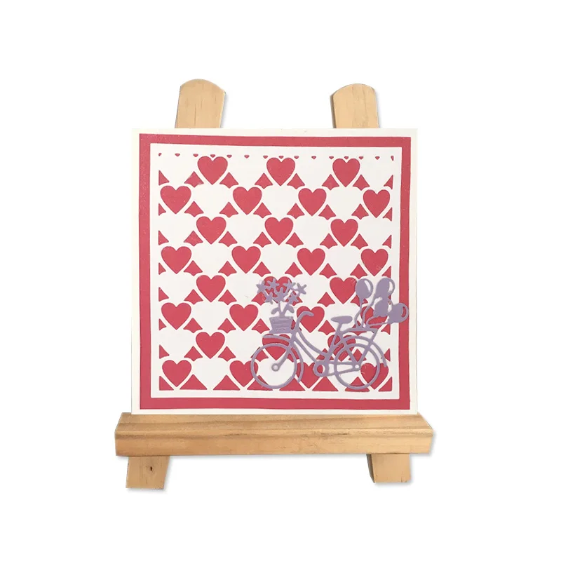 

Трафареты для металлических вырубных штампов в форме сердца для рукоделия/декоративные тисненые бумажные открытки для фотоальбома «сдела...