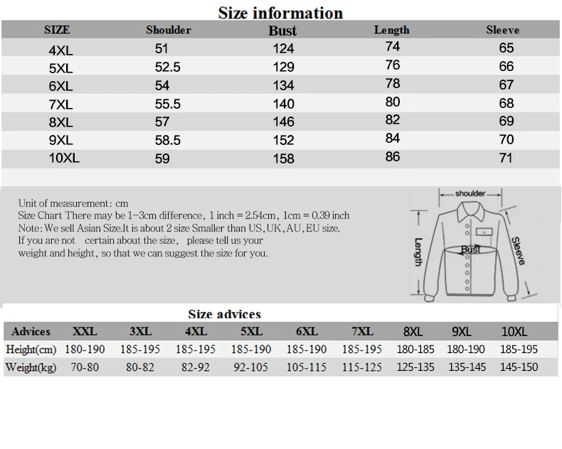 

Plus Size 10XL 9XL 8XL 7XL 6XL 5XL Jackets Men Casual Fashion 2019 Streetwear HIP HOP Punk Print Style Design Spring Autumn