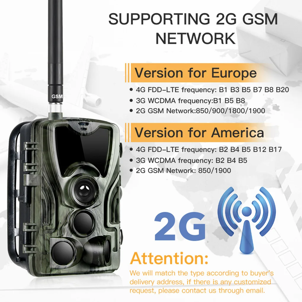 Фотоловушка HC 801M Hunting Trail Camera 2G SMS MMS водонепроницаемая уличная камера ночного