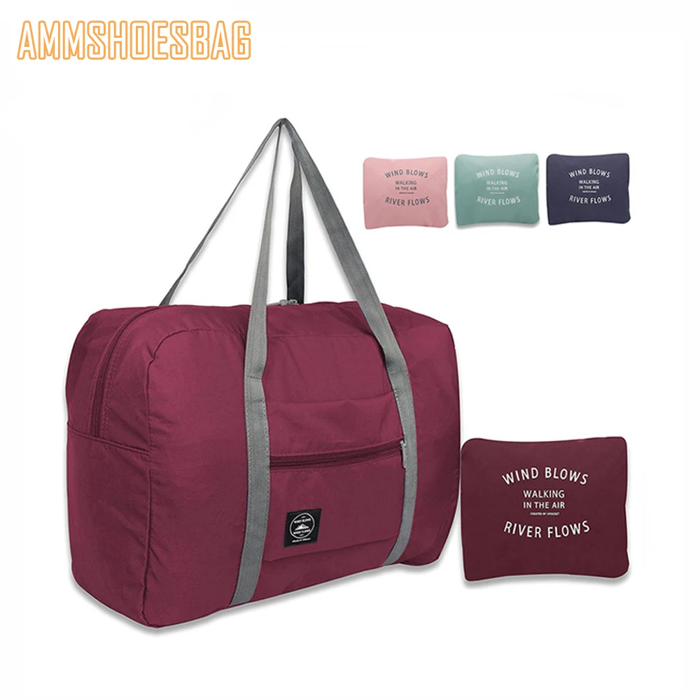 Ammshoesbag Большая вместительная модная Водонепроницаемая дорожная сумка для мужчин