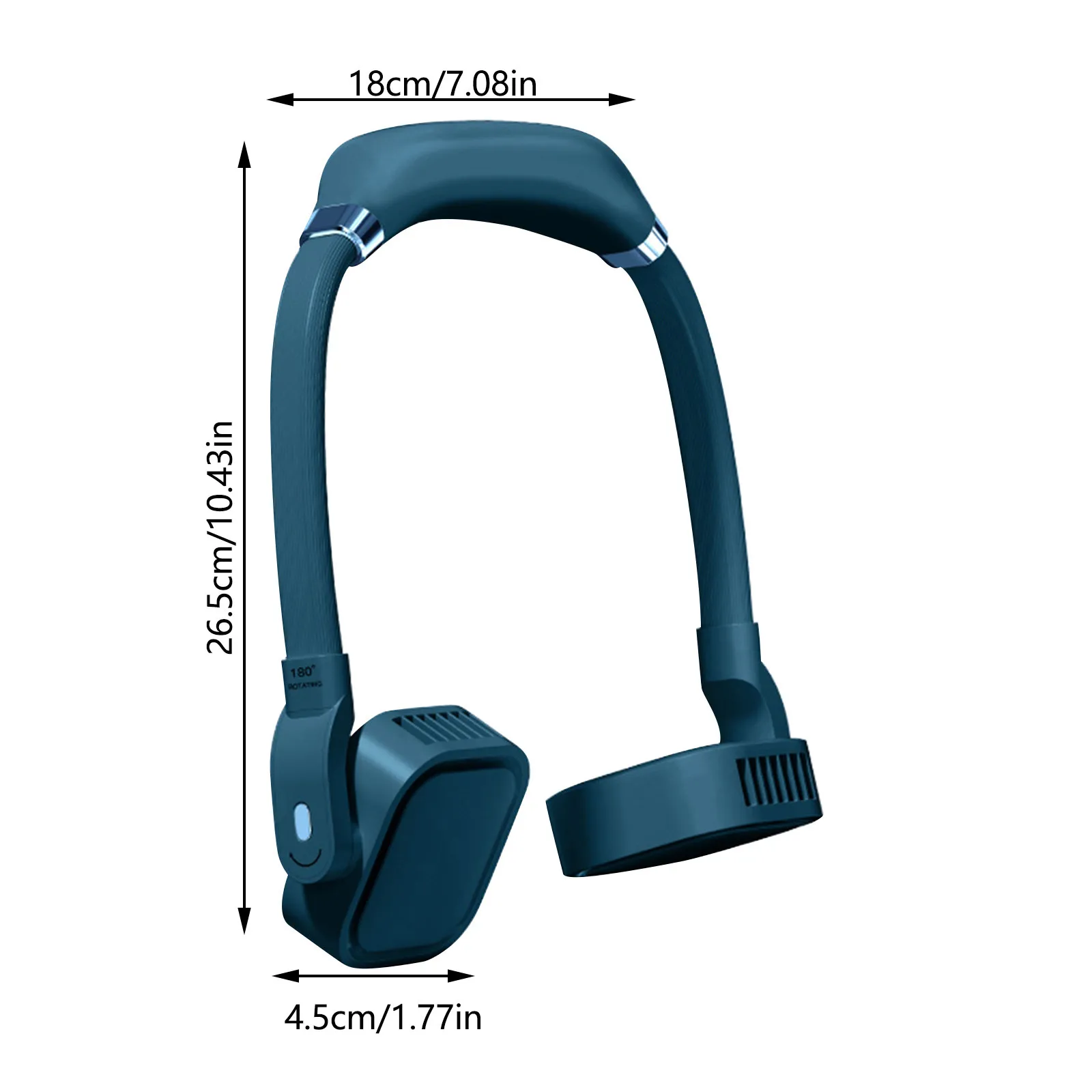 

New Style Hanging Neck Mini Fan Cross-border Foldable fan Summer radiator portable fan neck hanging USB