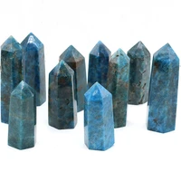 natural apatite crystal point wand healing quartz meditation chakra tower reiki polished gem home decoration collection crafts