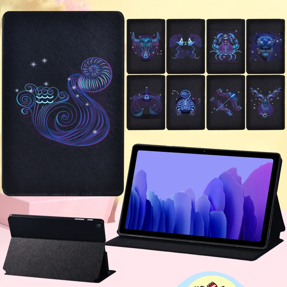 

New Protective Case for Samsung Galaxy Tab A7 2020 SM-T500 SM-T505 10.4 Inch Shockproof Zodiac Series High Quality Tablet Case