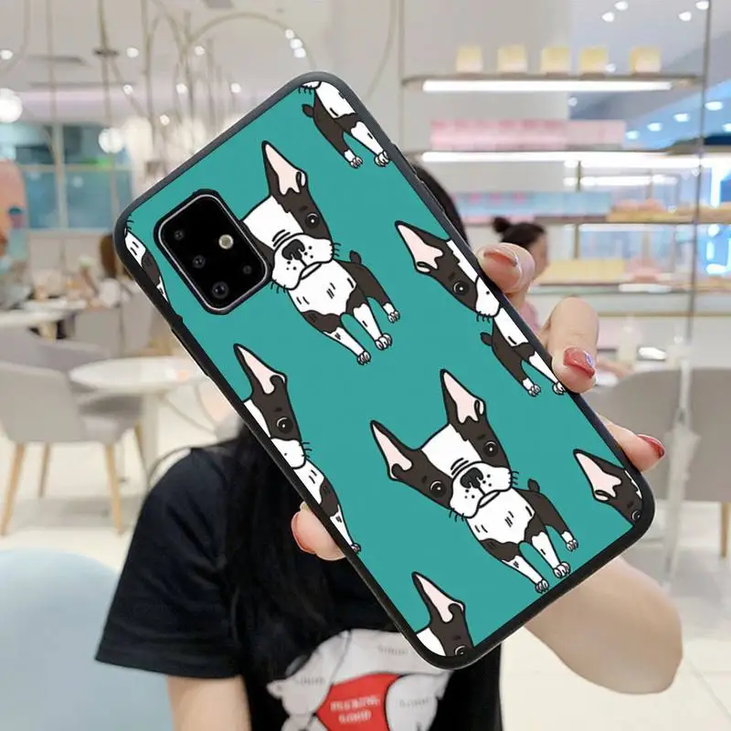 

Cute French Bulldog Phone Case For Samsung S5 S6 S7 S8 S9 S10 S20 S21 Edge Plus E Fe Lite Fundas Cover