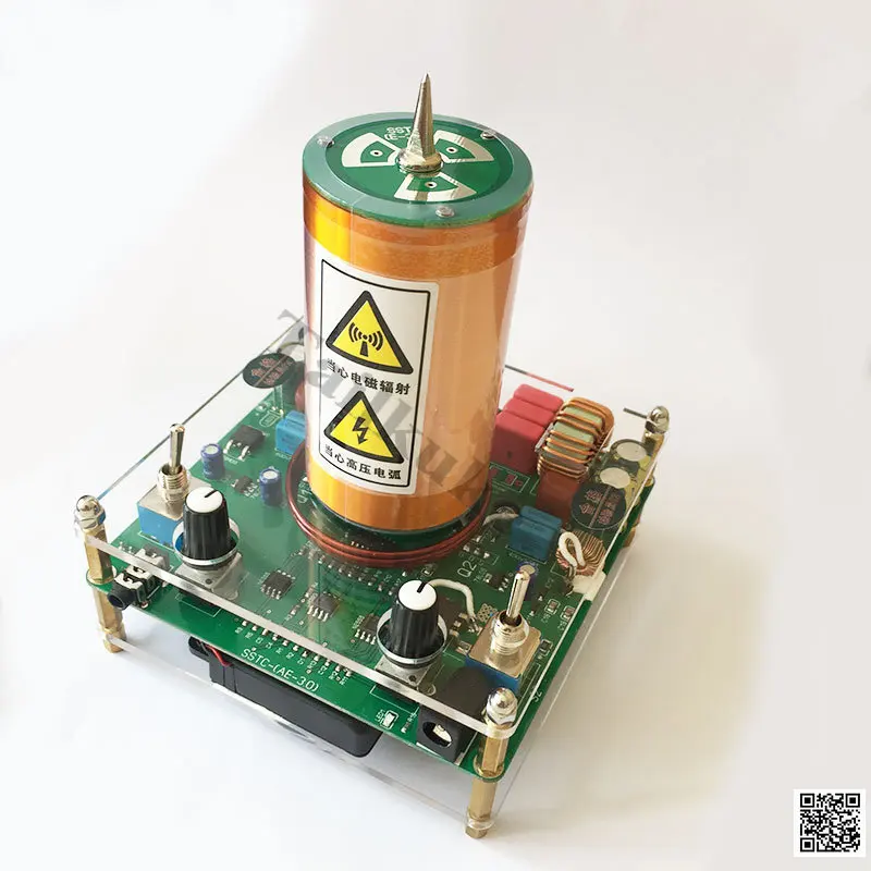 Катушка Tesla Высоковольтная дуга искусственный молниегенератор плазменный