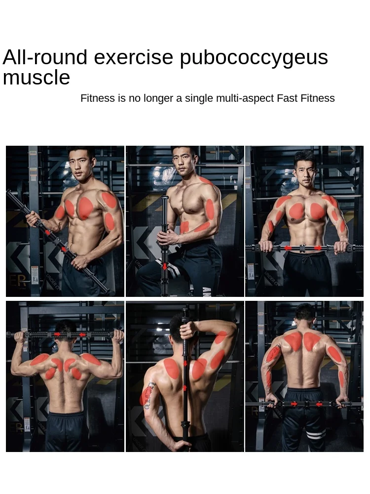 

Регулируемая рукоятка с силой 30-80 кг, комплексный тренировочный Эспандер для мышц грудной клетки, рук, мышц грудной клетки, мужской эспандер