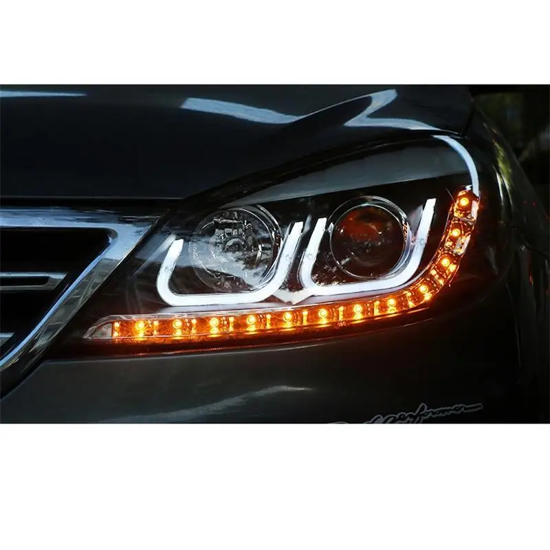 Пара Авто Drl наружные Cob боковые поворотники Автомобильные светодиодные фары