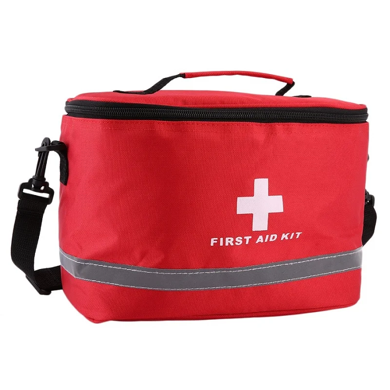 

Outdoor First Aid Kit Sports Camping Bag Home Medical Emergency Survival Package Red Nylon Striking Cross Symbol Crossbody bag