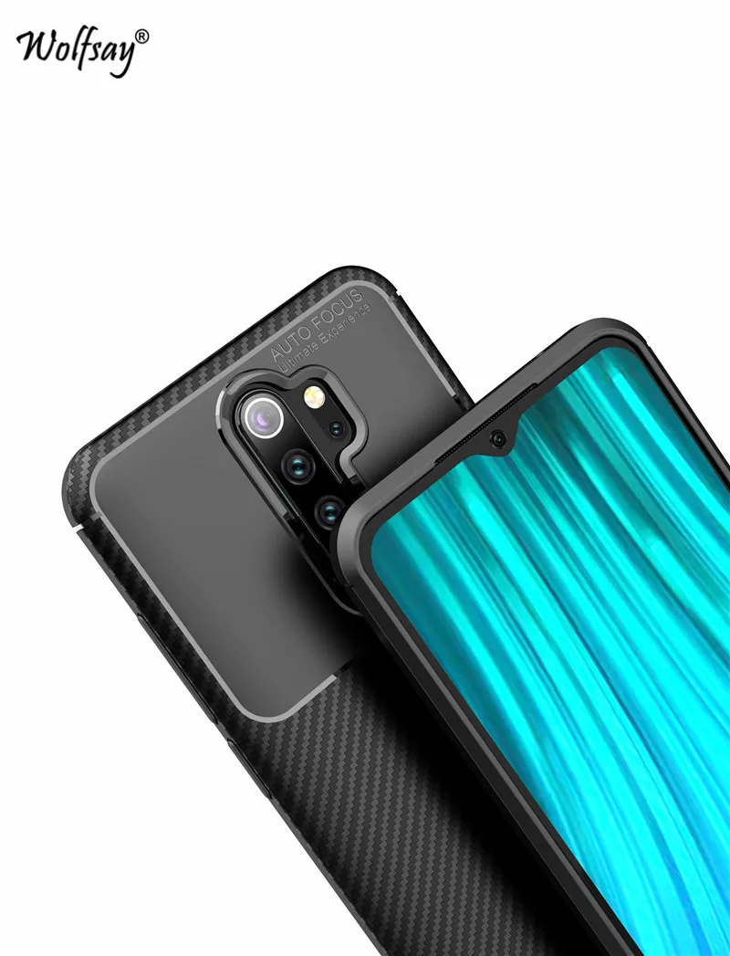 Силиконовый чехол для Redmi Note 8 Pro противоударный резиновый Xiaomi бампер телефона |
