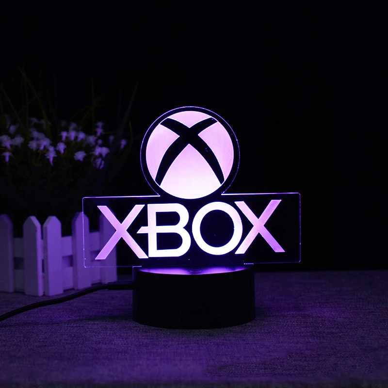 3D ночник для игровой комнаты настольная установка освещение декора Настольная