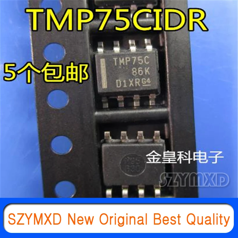 

10Pcs/Lot New Original TMP75CIDR TMP75C SOP-8 Digital Temperature Sensor Supply Chip In Stock